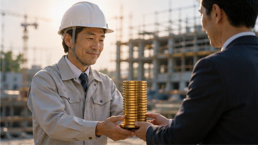 施工管理の退職金を確認する方法