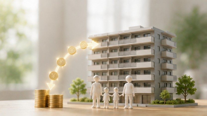 勤務先の家賃補助と住居費の確認イメージ